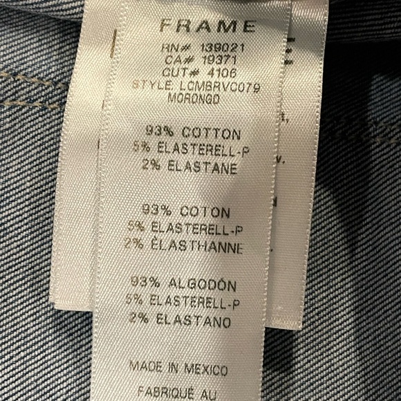 Frame Denim Le Crop Mini Boot With Side Slits Morongo Wash Size 27 - Picture 10 of 14